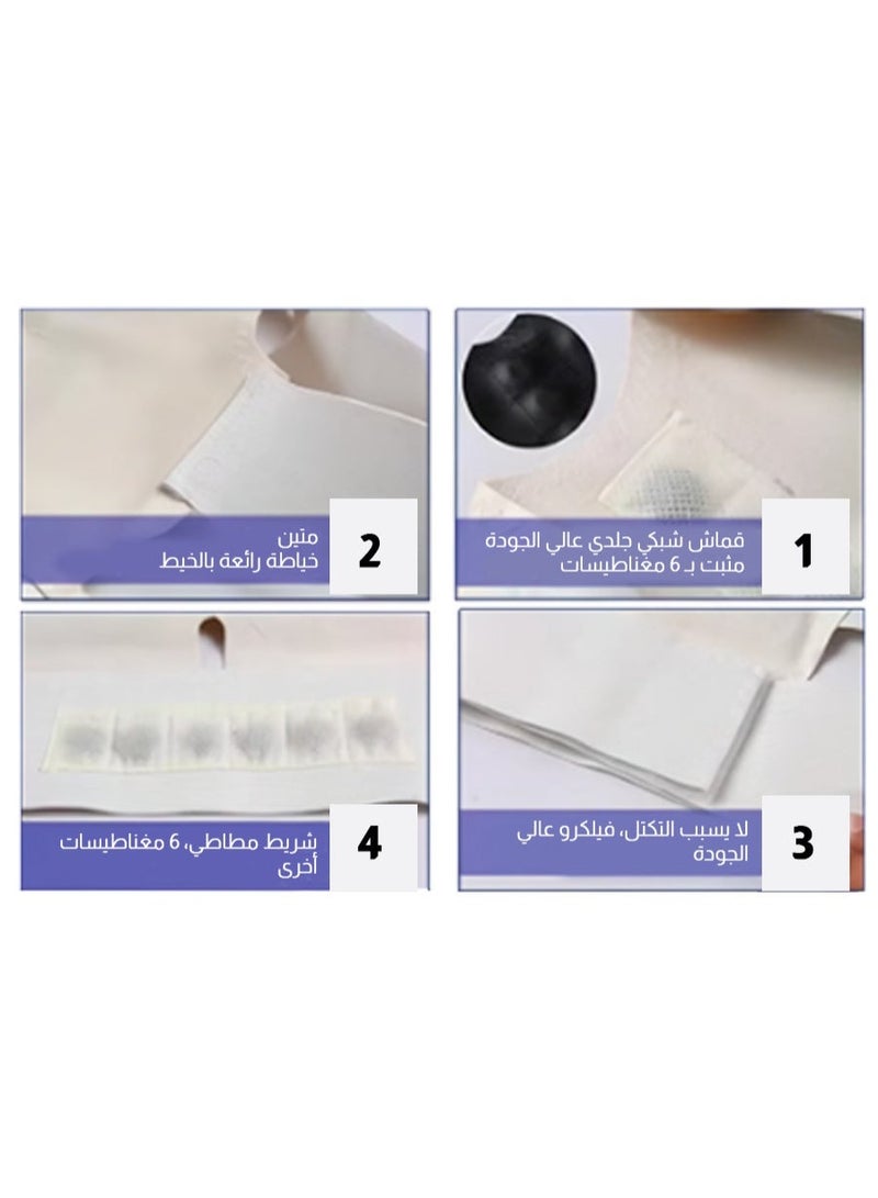 ريلاكس سمارت دعامة الظهر والكتف المغناطيسية - حزام تصحيح الوضعية القابل للتعديل لمحاذاة العمود الفقري وتخفيف الألم ودعم العضلات للرجال والنساء - Image 5